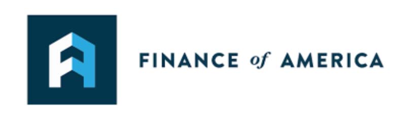 Finance of America blue logo