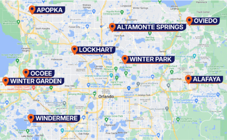 Orlando Map