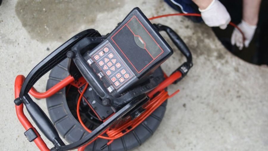 Drain camera inspection